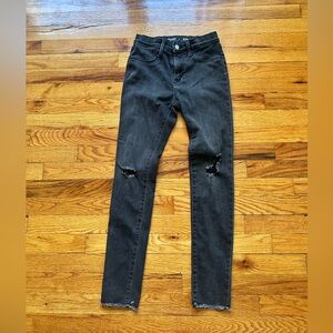 Old Navy Kids Black Distressed Jeans